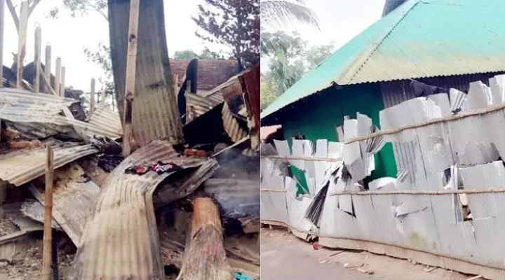 কুমিল্লার চৌদ্দগ্রামে দুই গ্রামবাসীর মধ্যে দফায় দফায় সংঘর্ষ